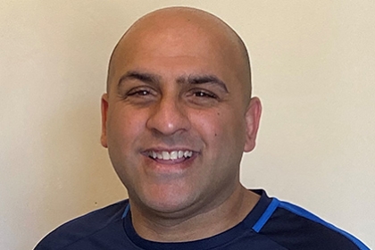 Headshot of Asad Qureshi, Sport England's football relationship manager
