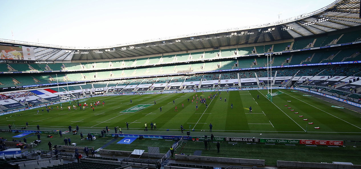 Autumn Nations Cup final in an empty Twickenham