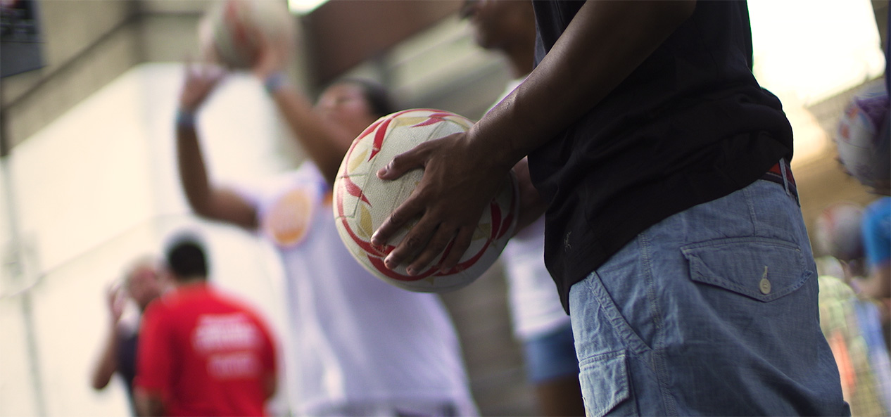 Young people enjoying sport and physical activity