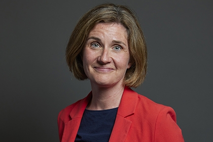 Headshot of Dr Beccy Cooper MP