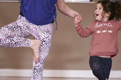 Mum and daughter yoga pic - JTM