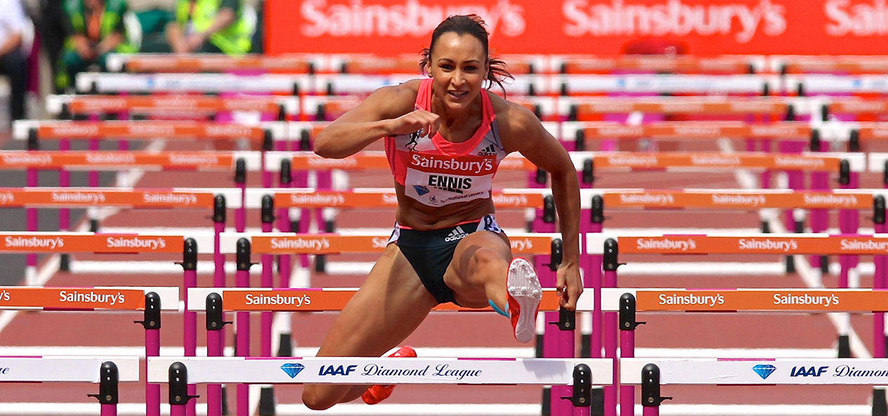 Jessica Ennis-Hill in action