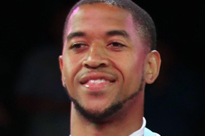 Myles Hesson during the medal ceremony at the Commonwealth Games in Birmingham 2022
