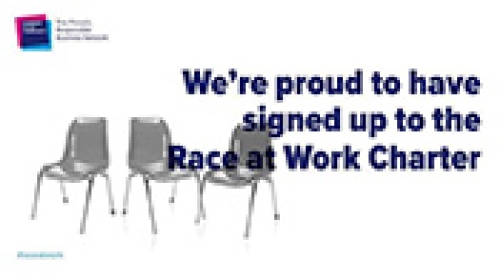 An image showing Sport England is a signatory of the Race at Work Charter