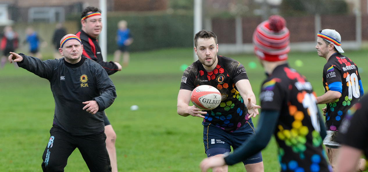People playing rugby