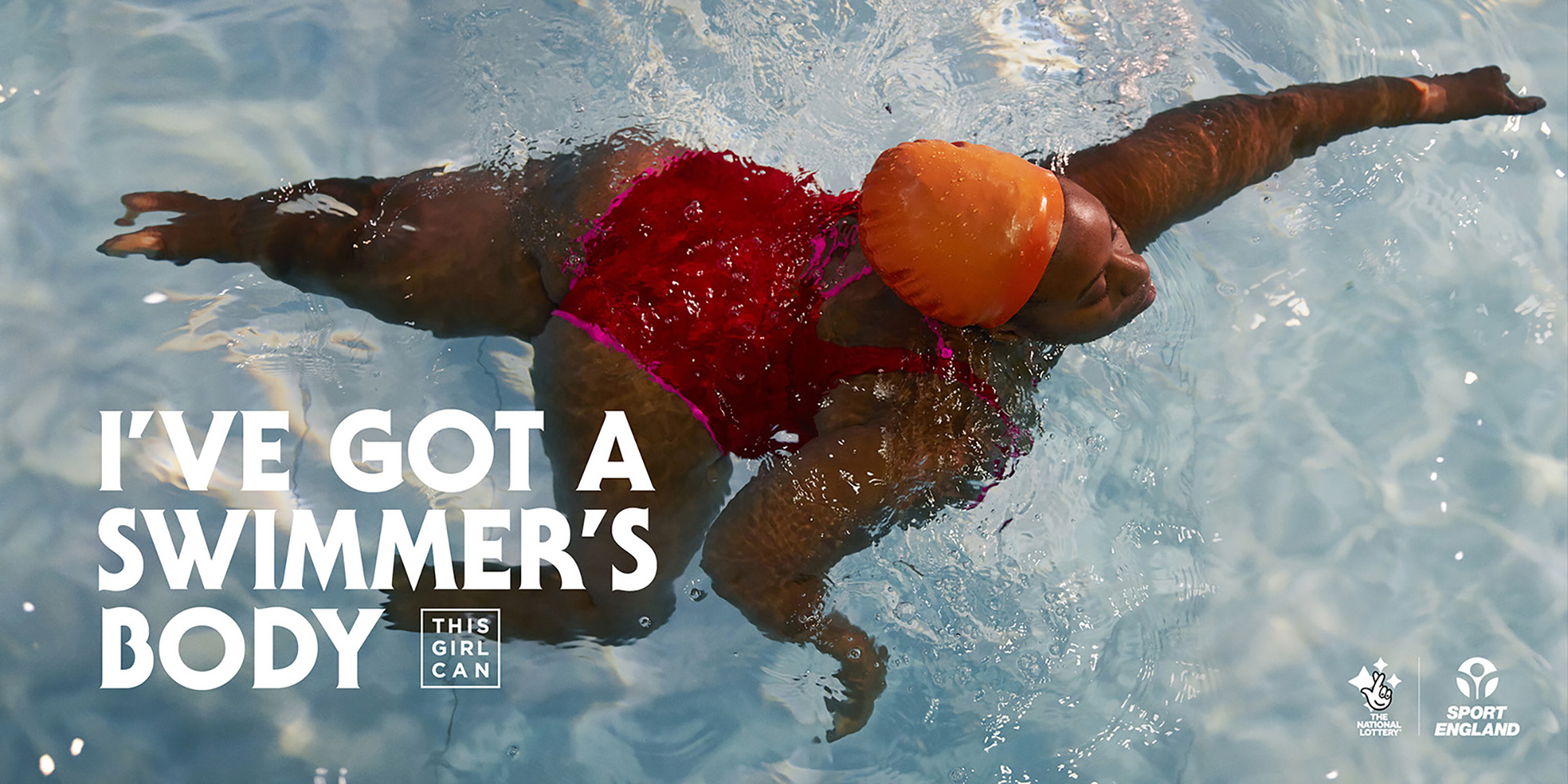 disabled woman swimming