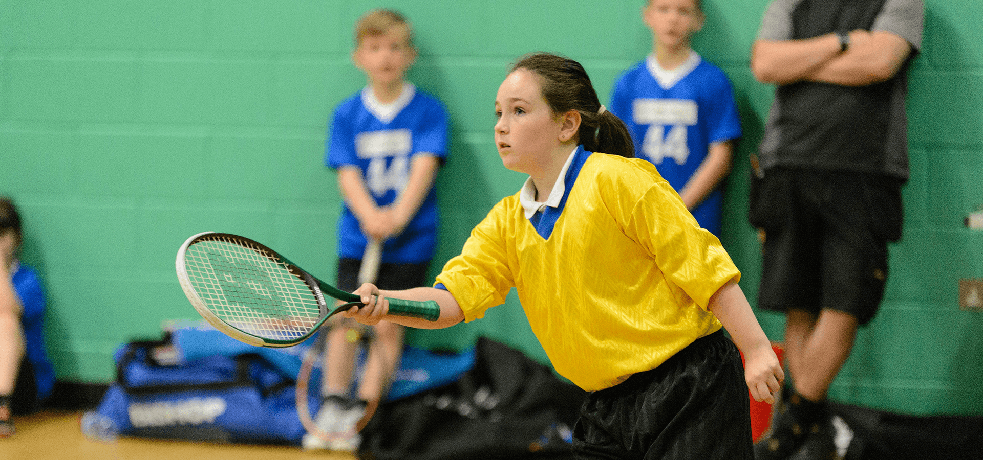 Safeguarding tennis face of concentration